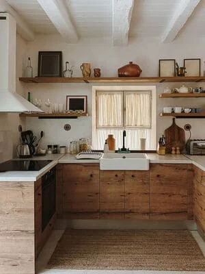 Rustic Kitchen Remodel with Custom Cabinetry